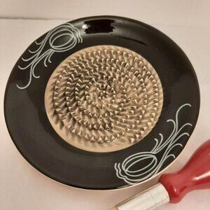 Fine French Garlic Grater Antique 300 Collectible with Brush USA Edition